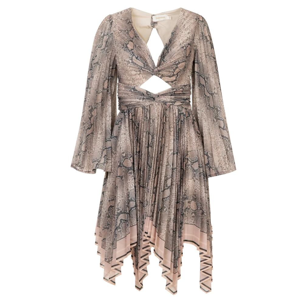 Zimmermann Altered Corsage Python Print Cut Out P… - image 4